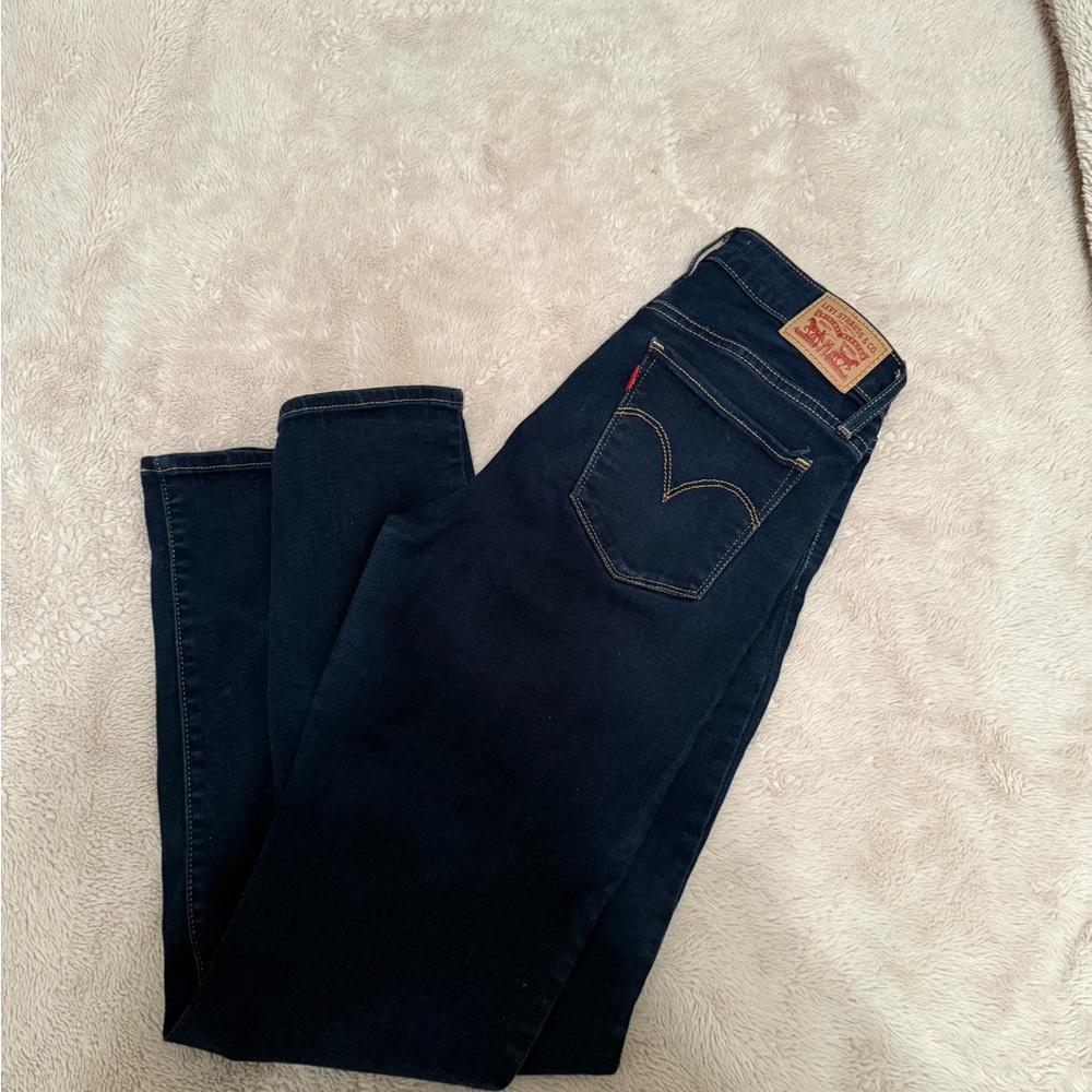 Levi's Dark Blue Women's Skinny Jeans - Picture 2 of 4